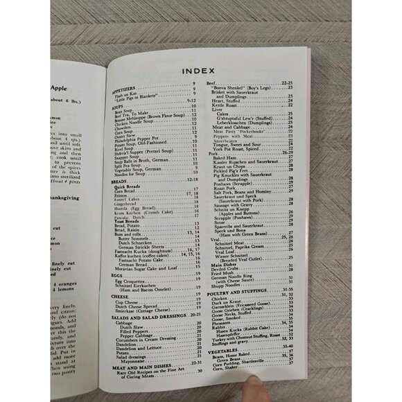 Vintage Pennsylvania Dutch Cooking Cookbook Local Ethnic Recipes Gettysburg 1987 - Picture 7 of 8